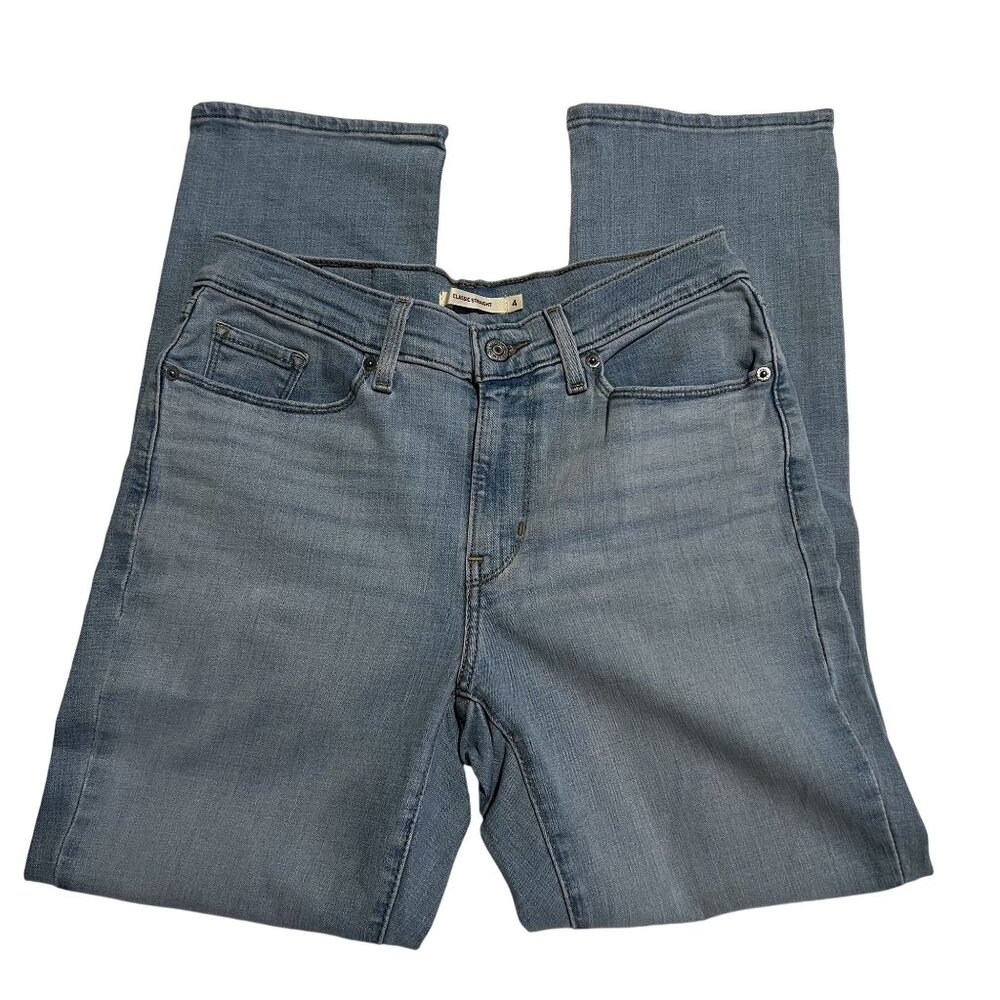 NWOT Levis Women's Classic Straight Jeans w27 L28 Size 4